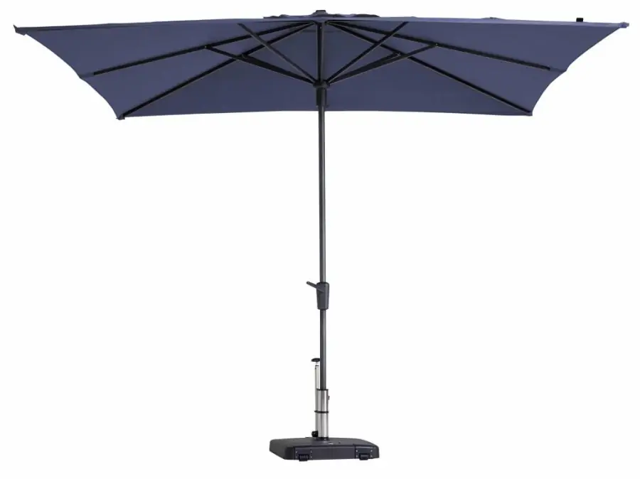 Madison Parasol | Syros Luxe Square | Safier Blue | 280x280cm