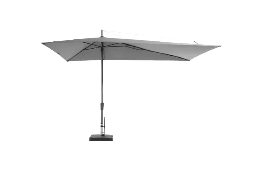 Madison Parasol | Asymetric Sideway | Light Grey | 220x360cm 