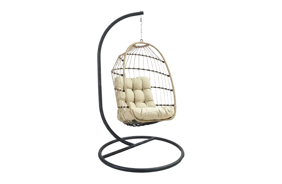 Hang Ei Malta | Sand & Black | Rope & Aluminium