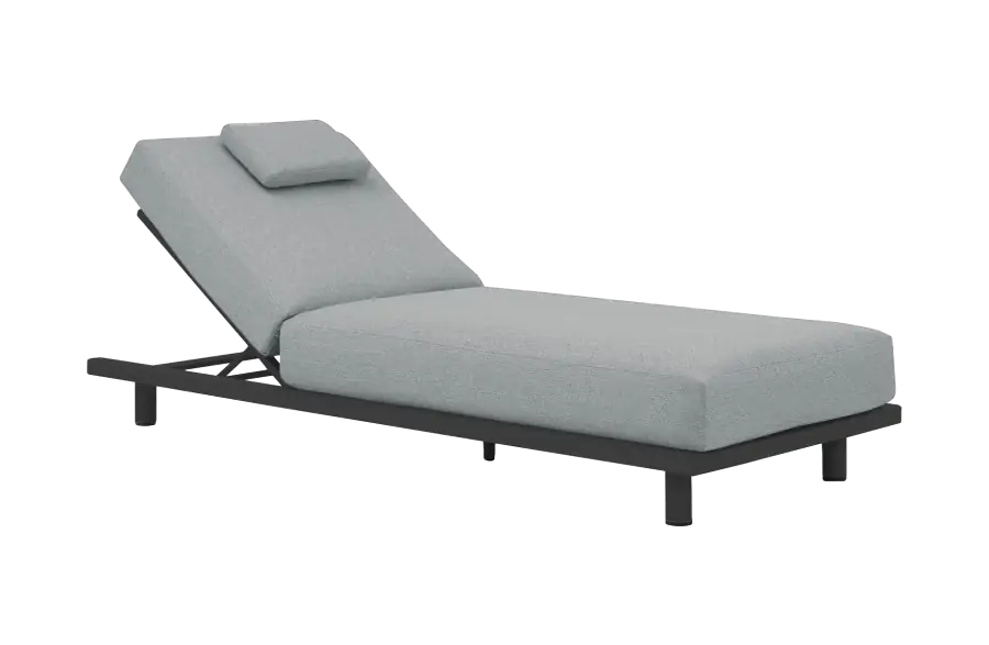 Ligbed Ostuni | Crepe Grey & Black