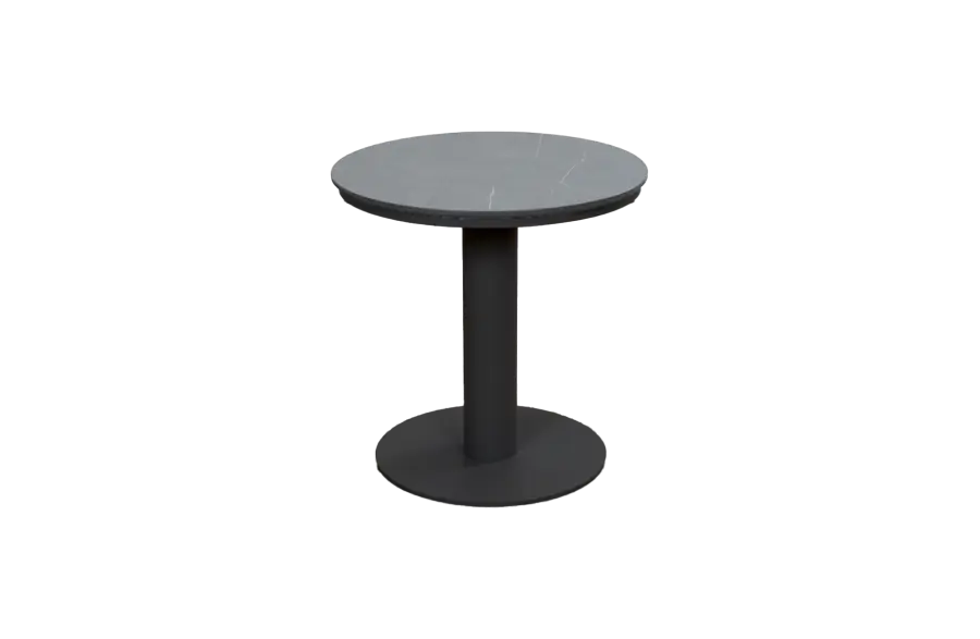 Loungetafel Barletta ø45cm | Desert Pearl & Black
