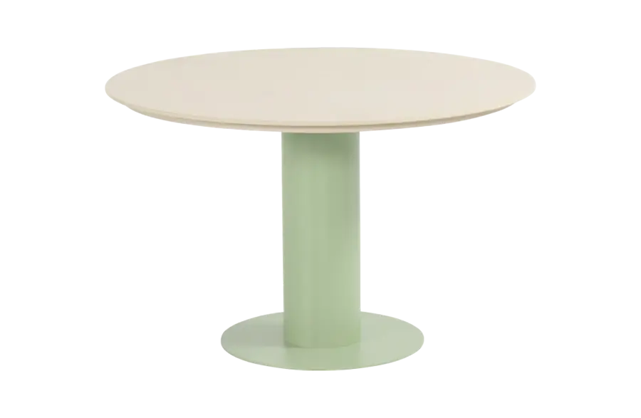 Tuintafel Girona ø120cm | Soft Green & Beige | Hartman