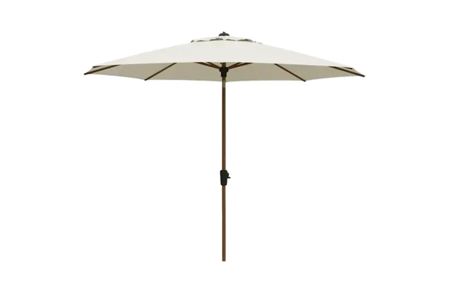 Madison Parasol | Lisbon | Champagne & Teak | Ø300cm