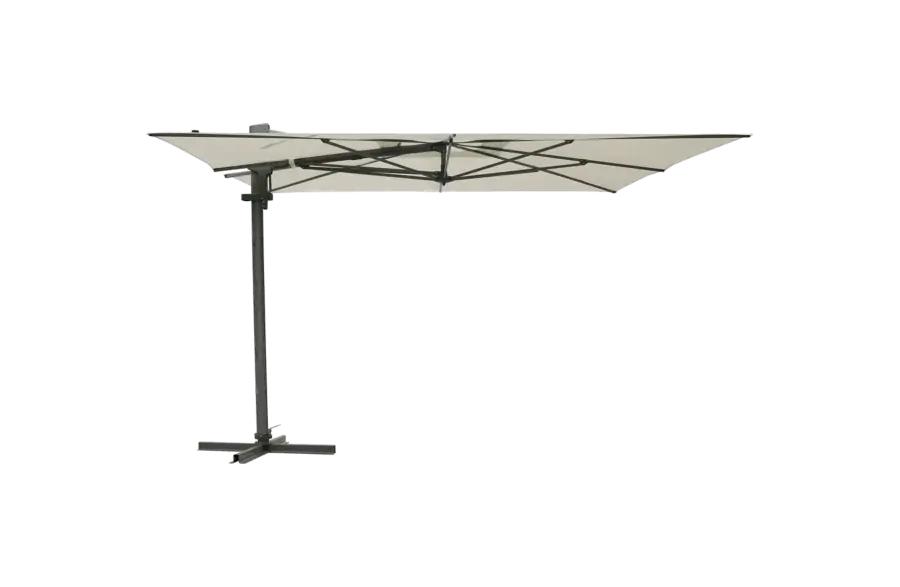 Madison Parasol | Braga | Champagne & Chestnut | 355x300cm