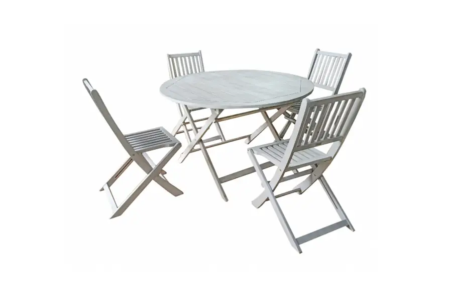 Ravello Ronde Tuinset 5-delig | Fossil Grey & Acacia | Eurofar