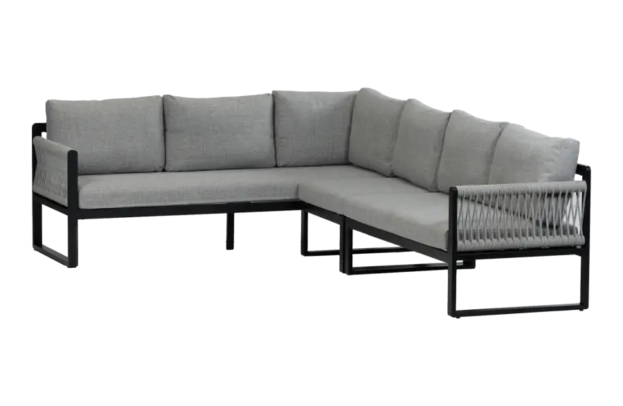 Reims-Black-luxe-hoek-loungebank-trendy-4-seizoenen-tuinmeubelen