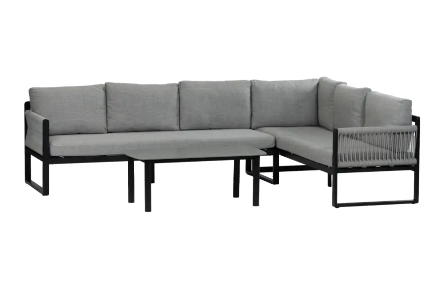 Reims-Black-lage loungeset-modern-rope-luxe-4-seizoenen-tuinmeubelen