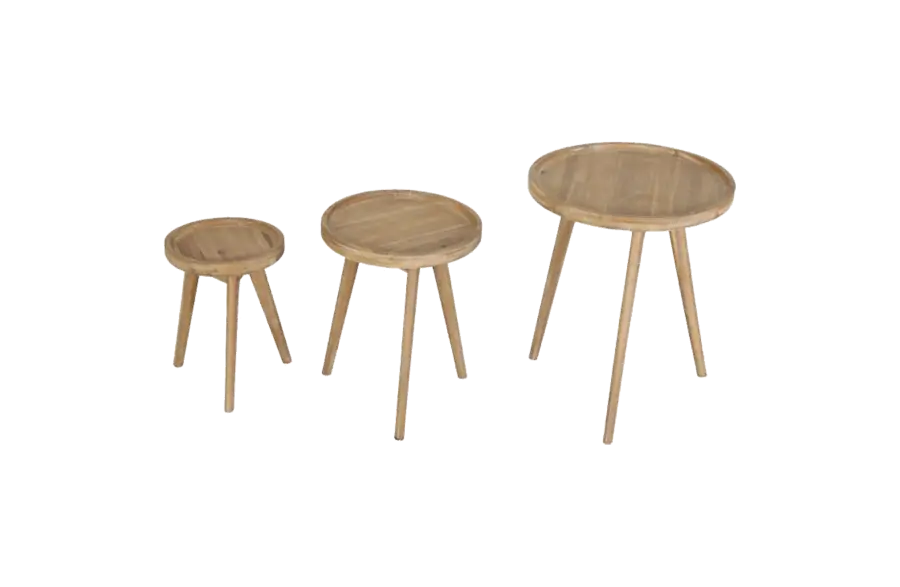 Acacia Bijzettafels San Jose Set van 3 – Eurofar Tuinmeubels