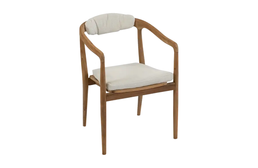 Kussenset Selly | Off White | Zit- & Rugkussen voor Tuinstoel
