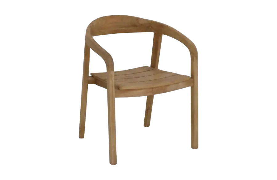 Stapelbare tuinstoel Selly | Teakhout