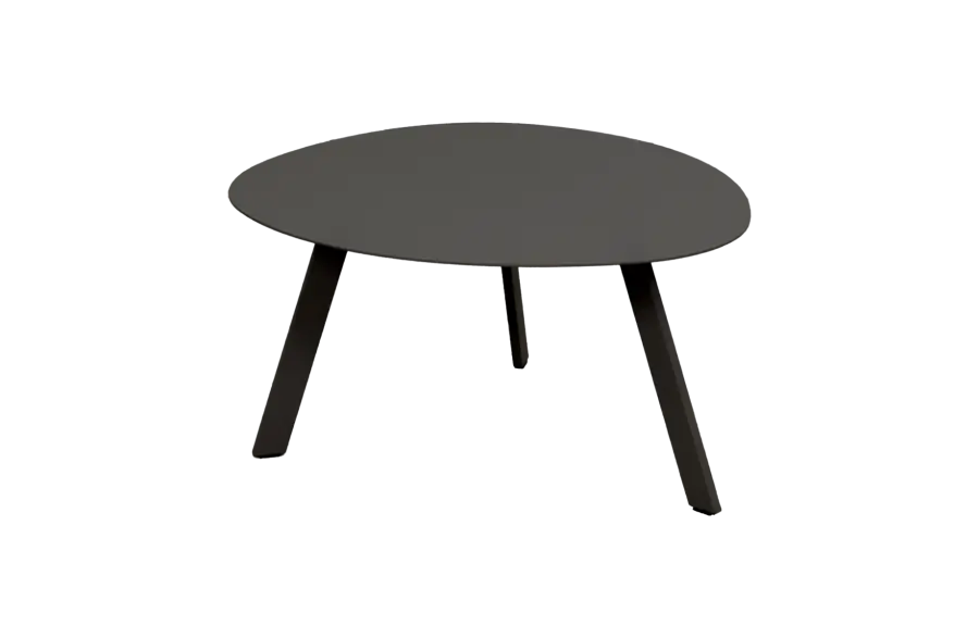 Bijzettafel Tiki 55x46x28cm | Black | Lesli Living