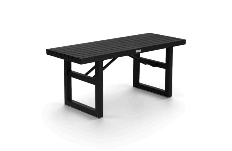 Tuinbank Vevi Black Aluminium