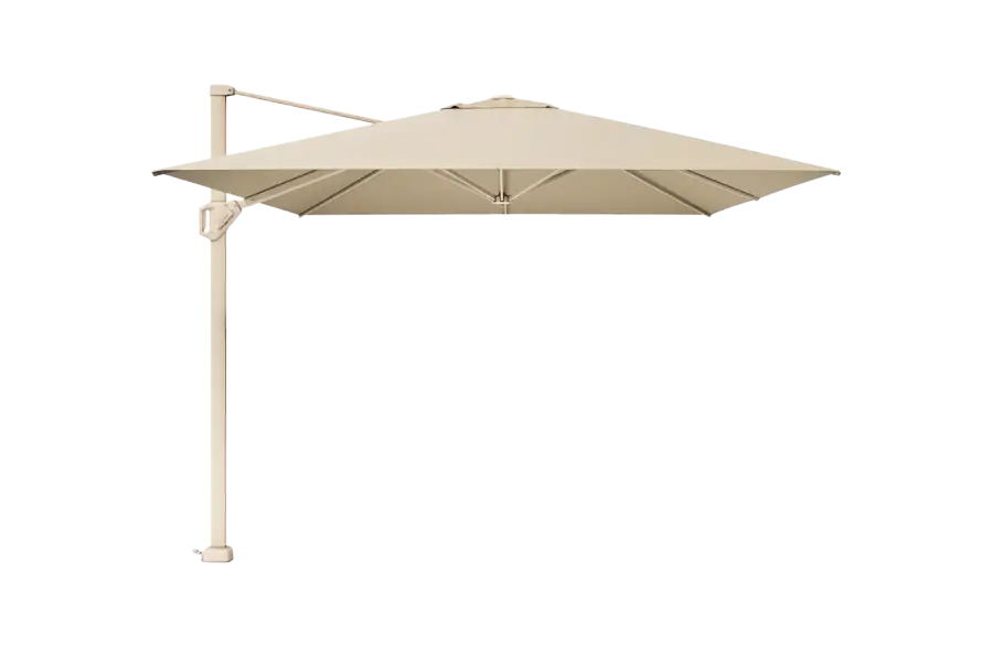 Zweefparasol Challenger Premium 400x300cm | Sandstone & Champagne | Platinum