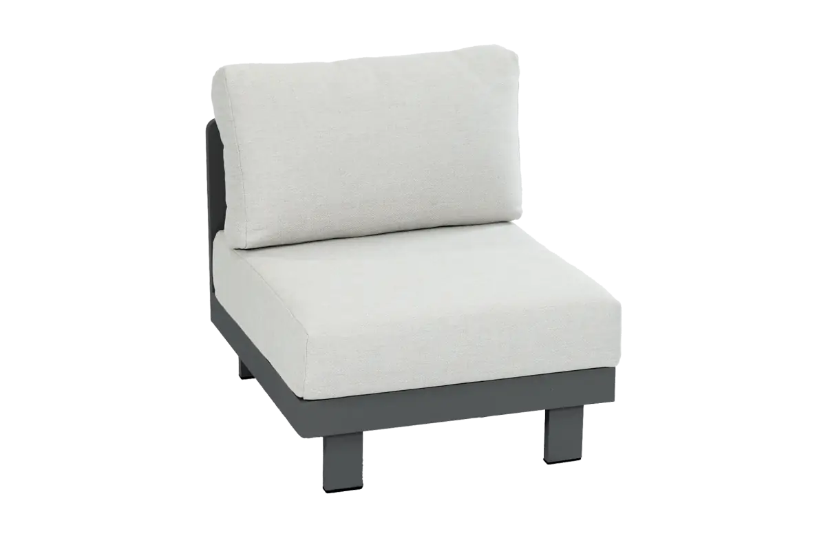 modulaire loungeset tulum beige black aluminium PNG