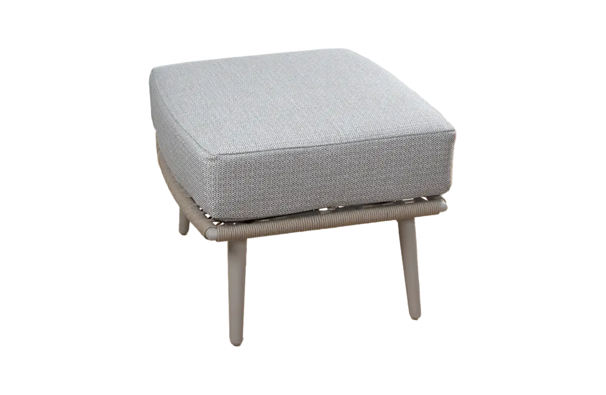 Hocker Alezio | Met kussen | Latte/Camel