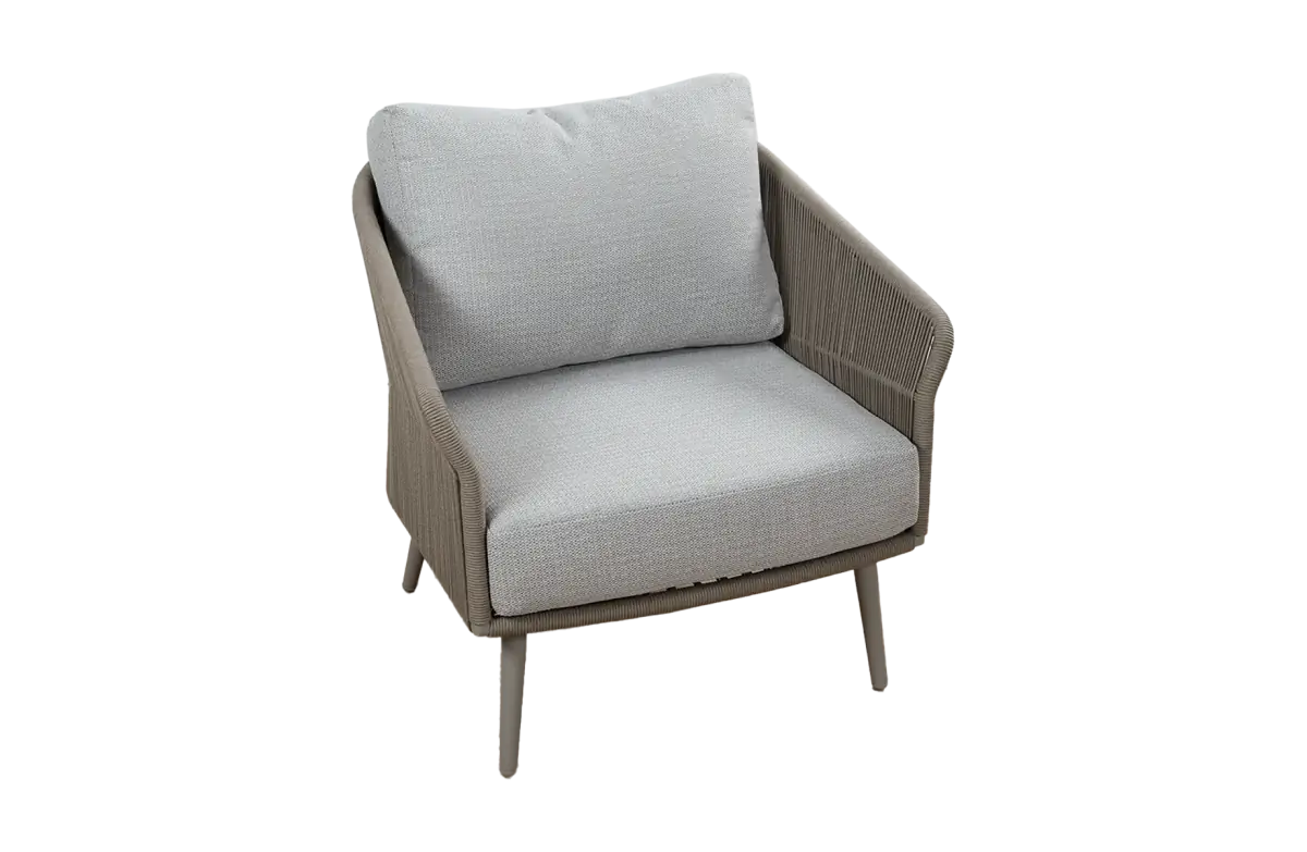 Loungestoel Alezio | Latte & Camel