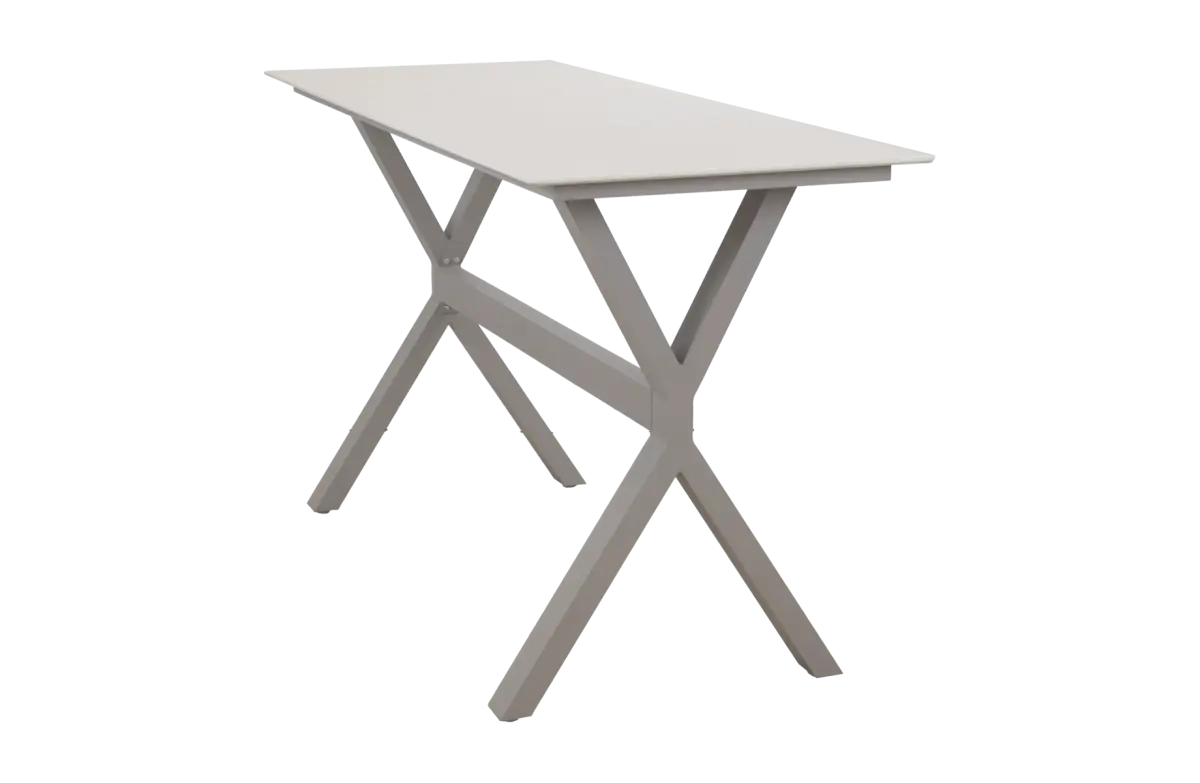 Bartafel Barletta 200x75cm | Sandstone/Camel | Aluminium & Kunststof