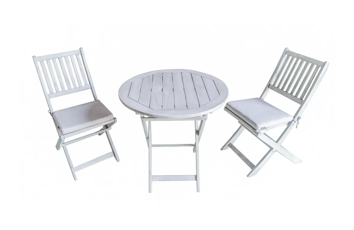 Bistroset Ravello | 3-delig in Fossil Grey & Acacia | Eurofar