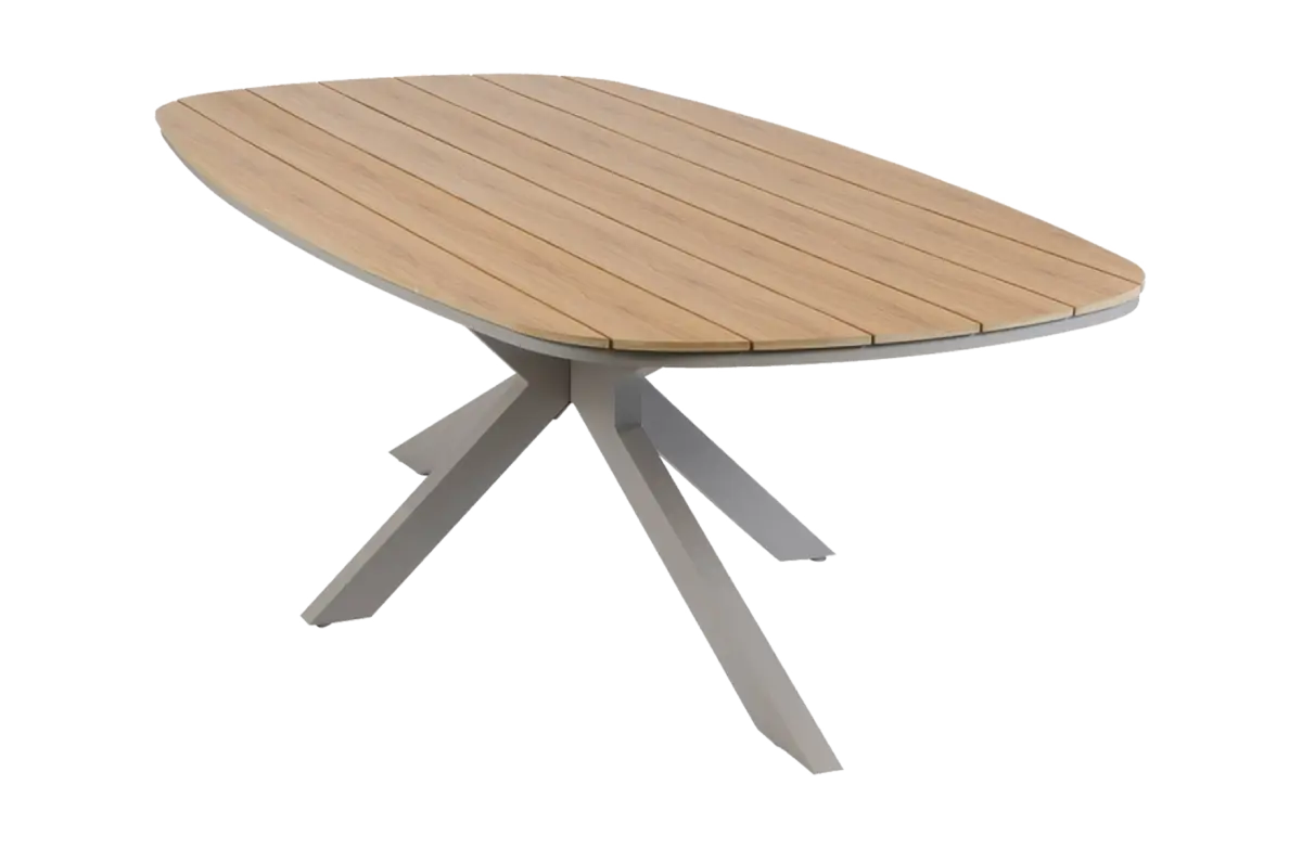 Tuintafel Cadiz 240x115cm | Tecon Teak & Camel