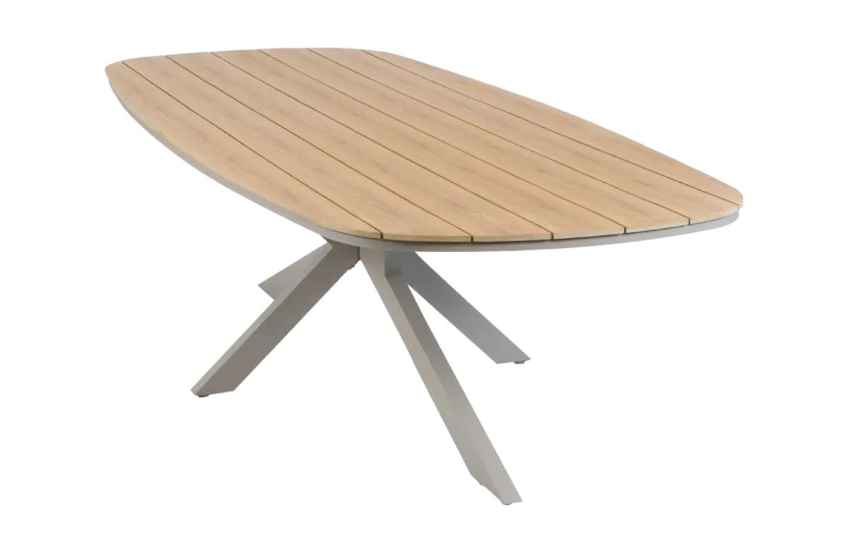 Tuintafel Cadiz 280x115cm | Tecon Teak & Camel