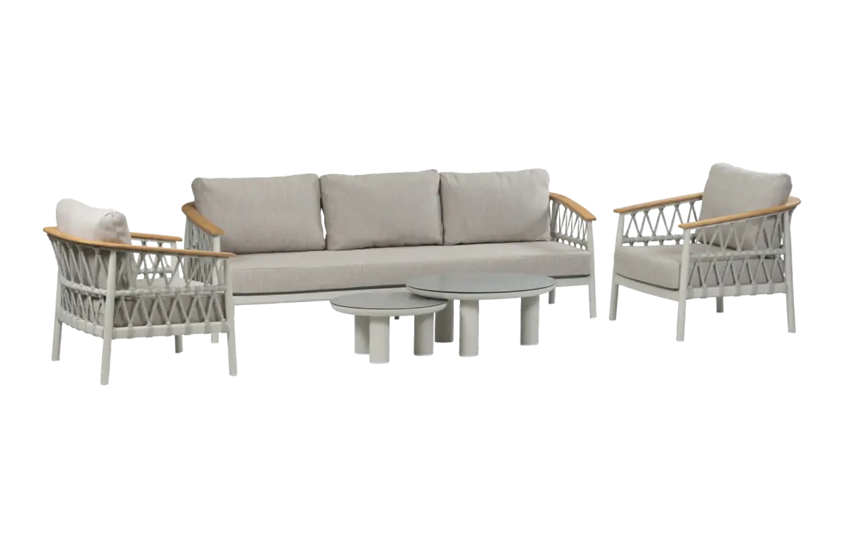 Capri-Naturel-Loungeset-Luxueus-modern-pure luxe-cream-4-seizoenen-tuinmeubelen