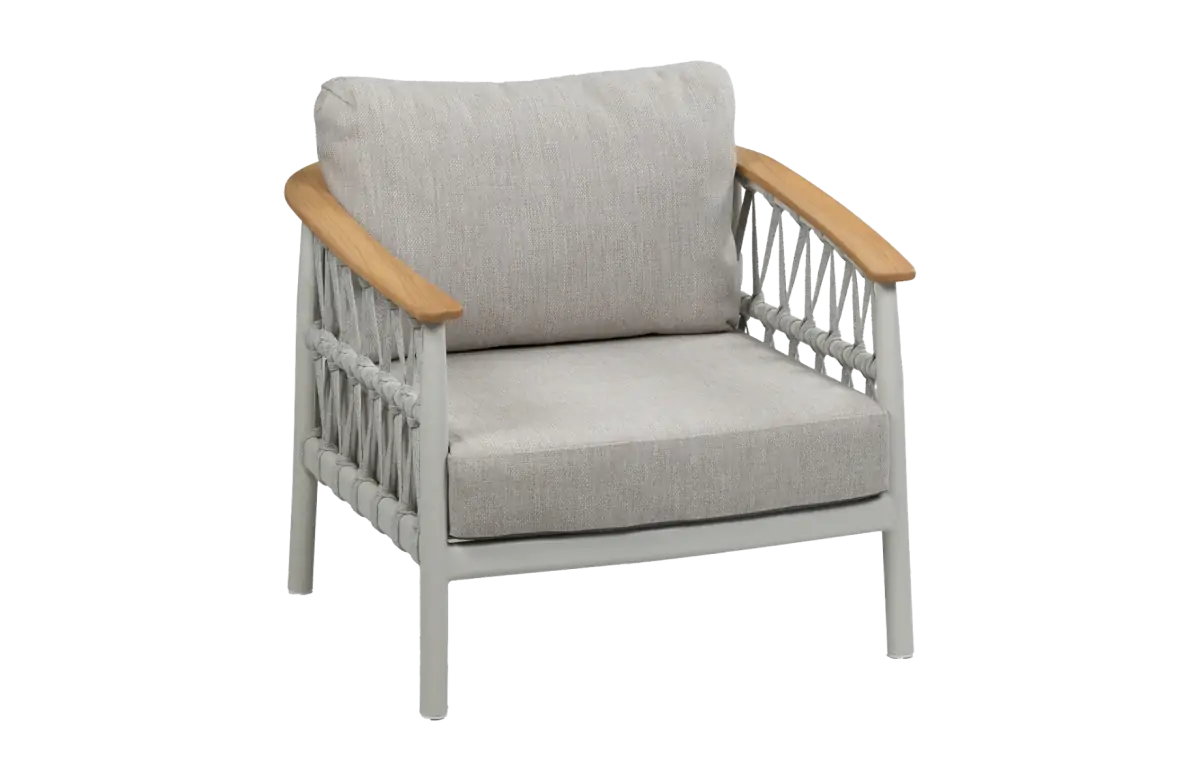 Loungestoel Capri | Naturel & Cream