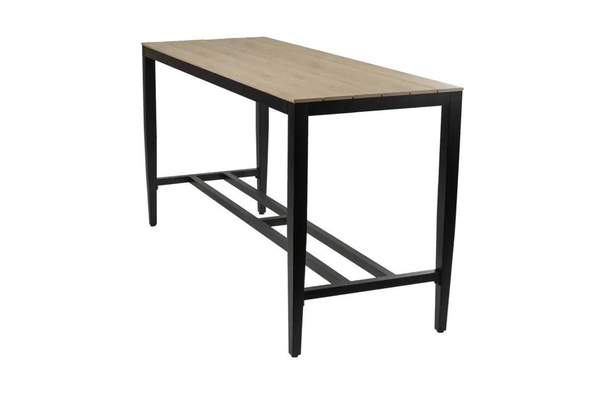 Bartafel Cyprus 200x75 cm | Wood | Polywood & Aluminium
