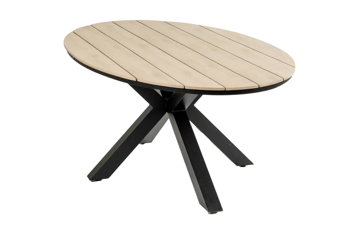 Ovale tuintafel Cyprus 220cm | Wood | Polywood & Aluminium