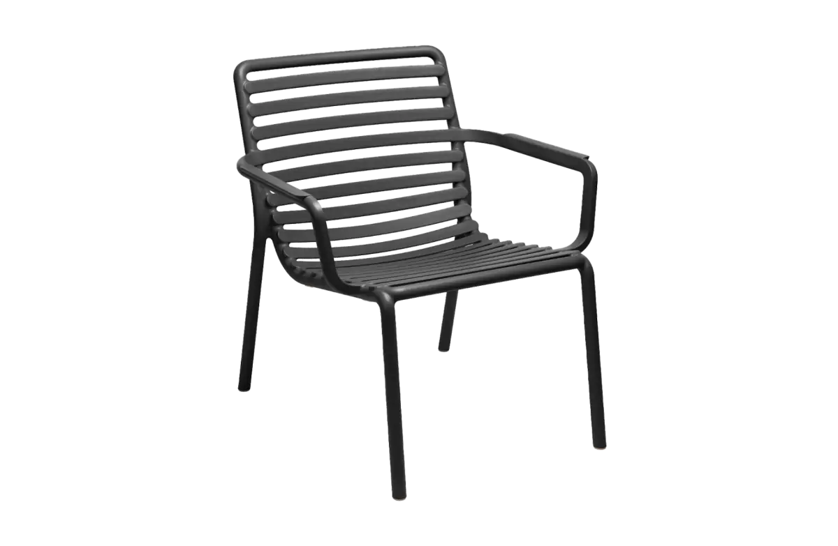 Relax Dining tuinstoel Doga | Kunststof | Antracite