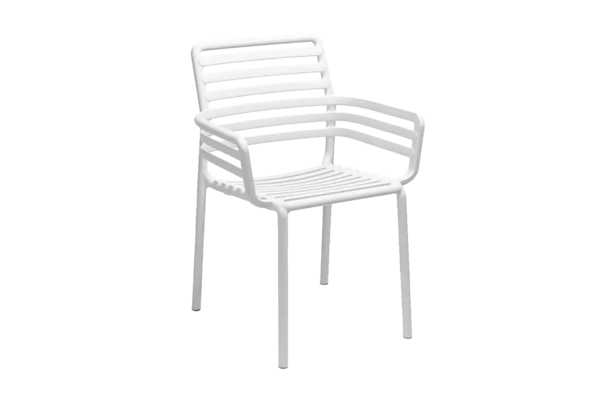 Stapelbare tuinstoel Doga | Kunststof | Bianco