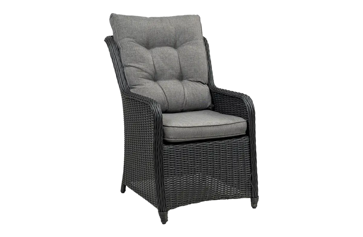 Dining tuinstoel Dublin | Black | Wicker 