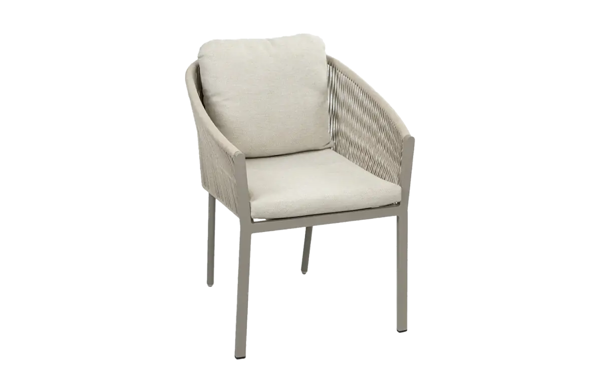 Stapelbare tuinstoel Elvira | Camel & Beige