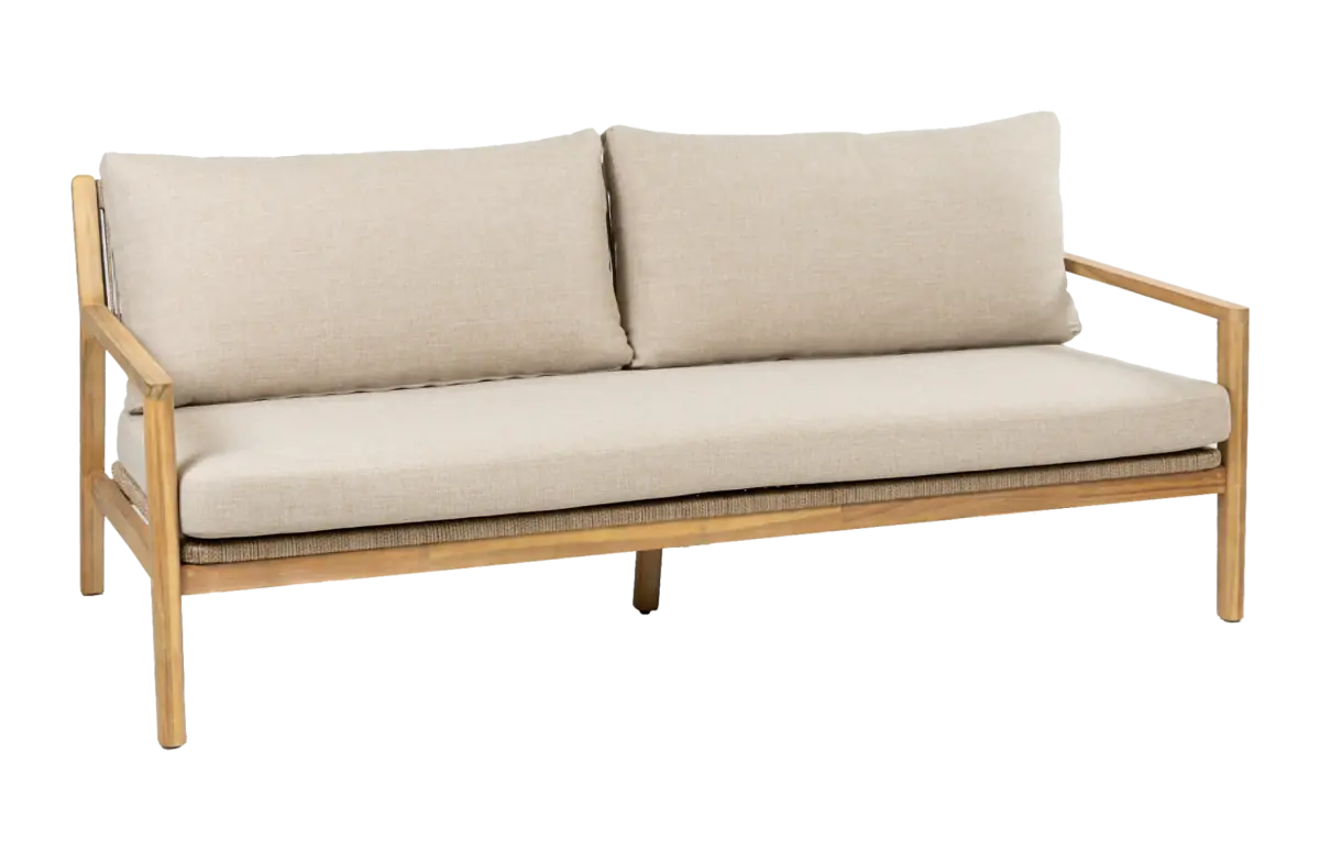 Loungebank Felline | 3-persoons | Naturel | Acaciahout