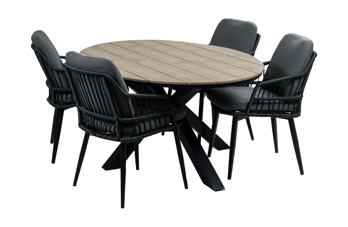 5delige-4persoons-tuinset-isabel-wood-buitentafel-4-seizoenen-tuinmeubelen