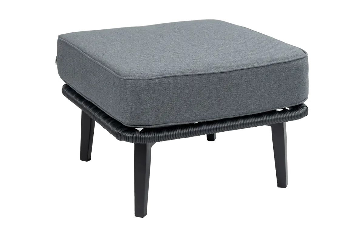 Hocker Isabel | Black/Black | Rope