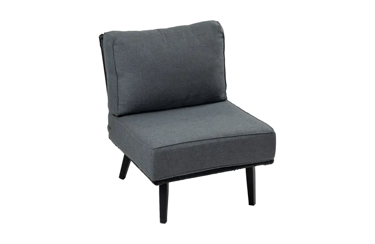 Middenelement Isabel | Black/Black | Rope