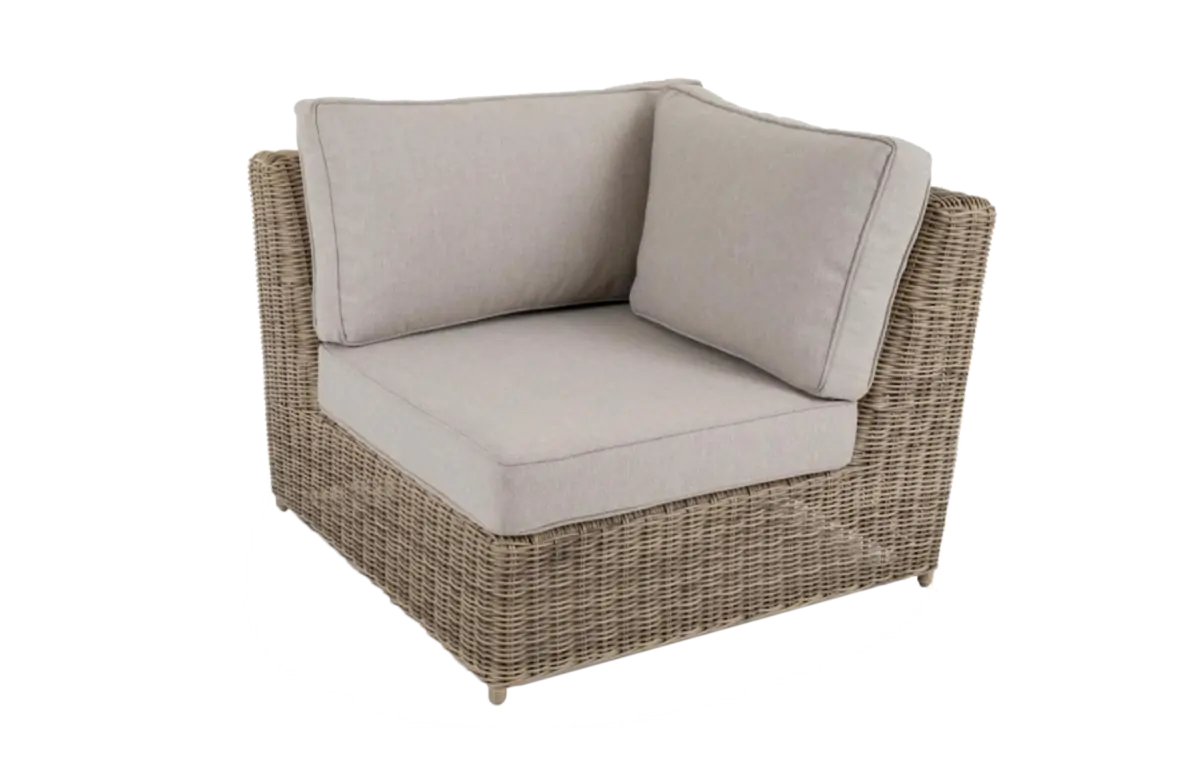 Hoekelement Glendon | Rustic | Rond Wicker | Brafab 