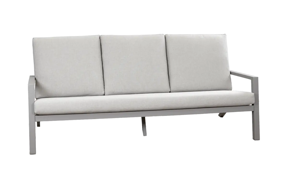 Loungebank Bezano Champagne van Aluminium  PNG