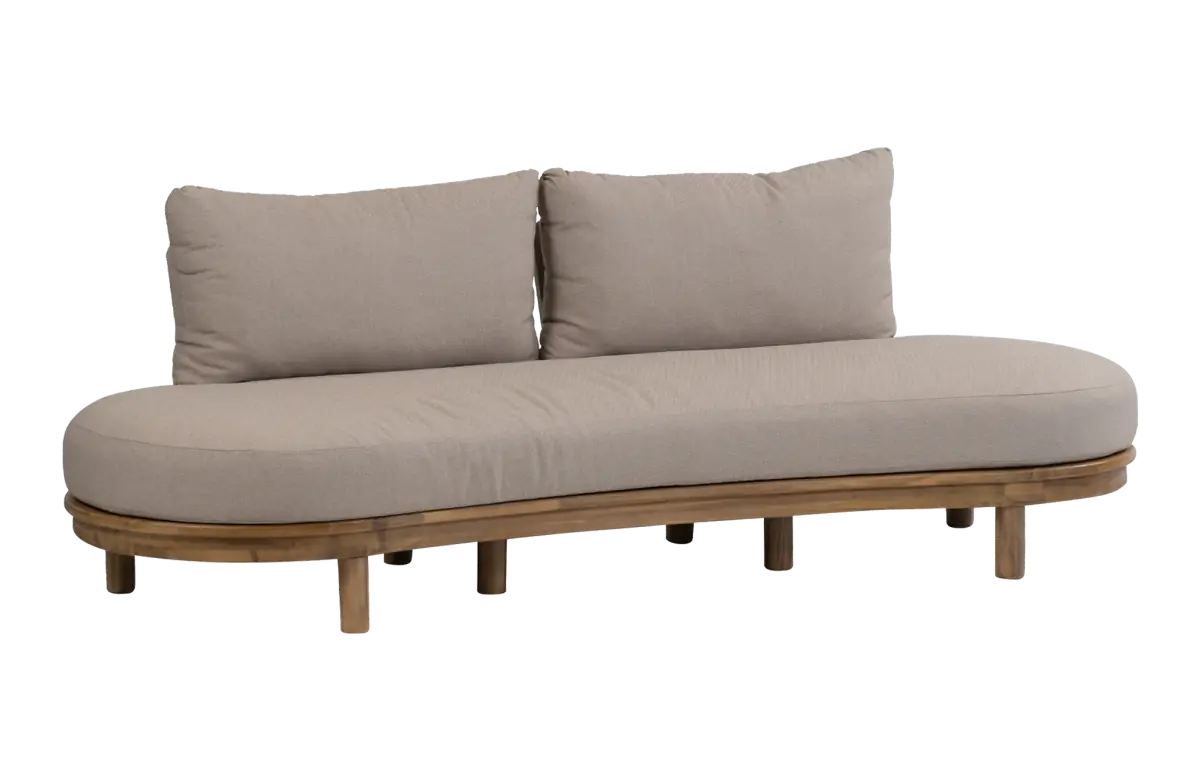 Loungebank Cancun Sand Teaklook van Acaciahout PNG