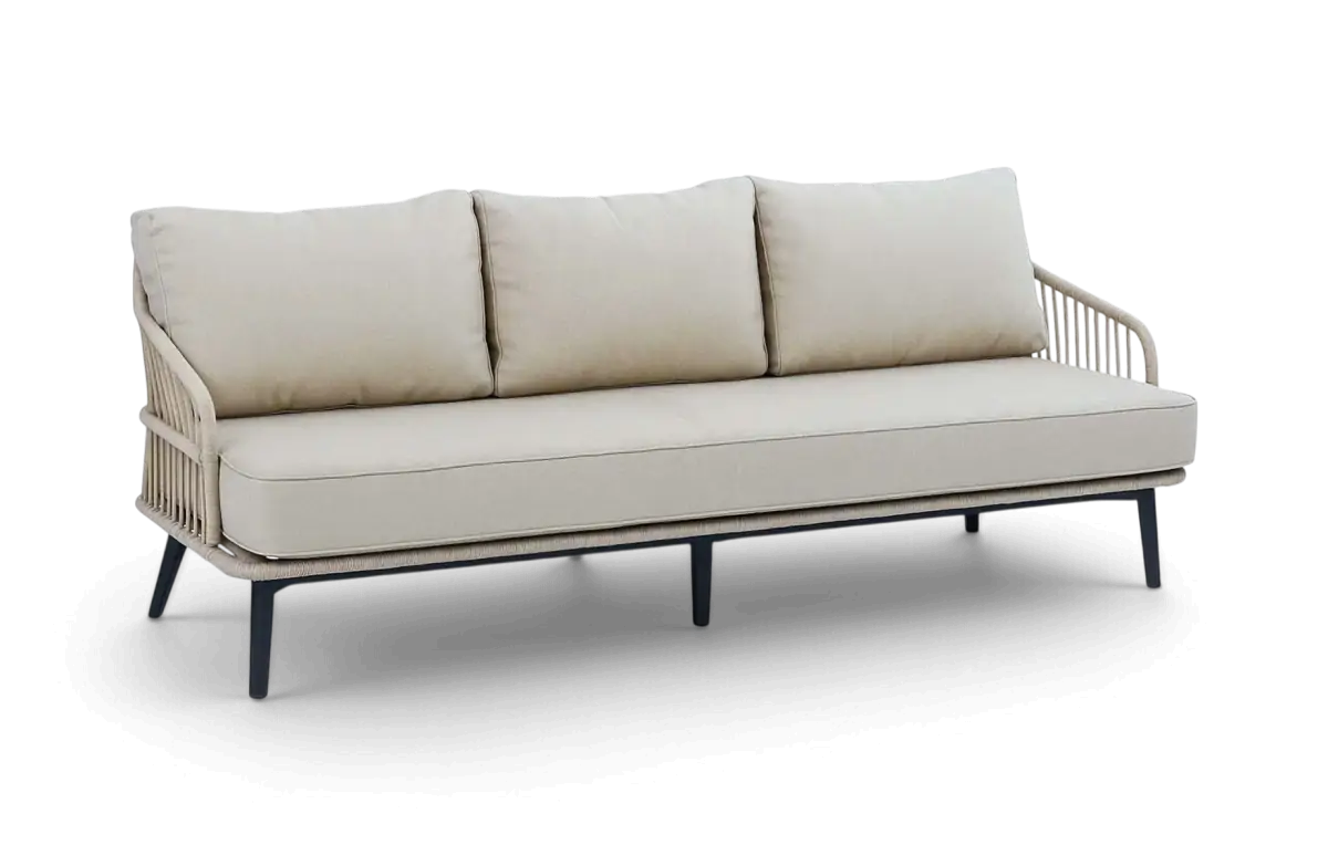 Loungebank isabel Sand Aluminium Rope PNG