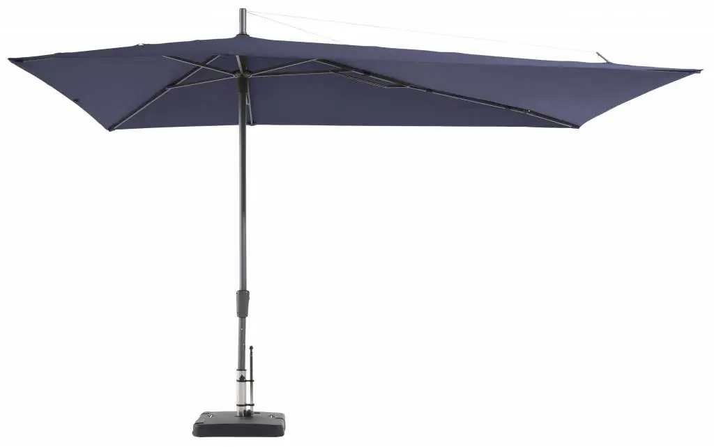 Madison Parasol | Asymetric Sideway | Safier Blue | 220x360cm 