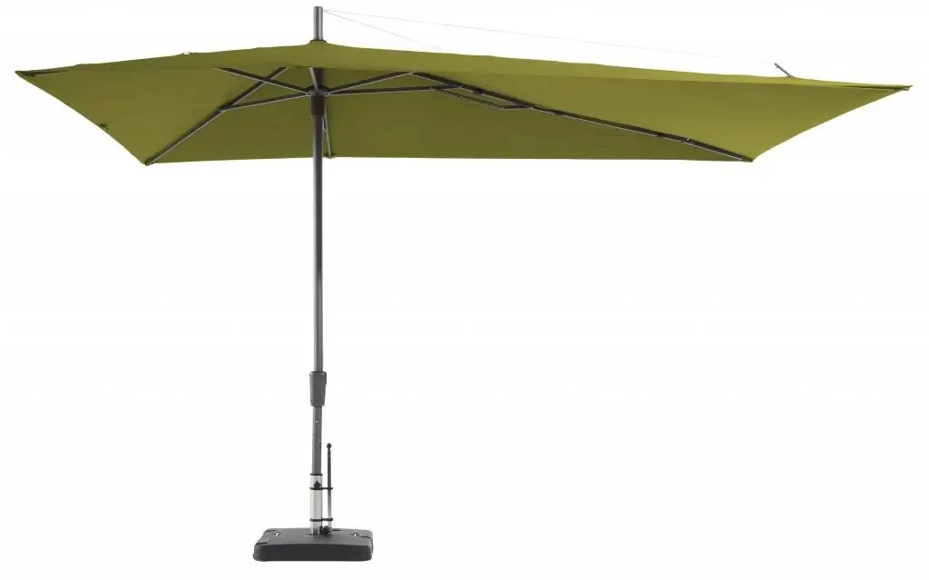 Madison Parasol | Asymetric Sideway | Sage Green | 220x360cm 