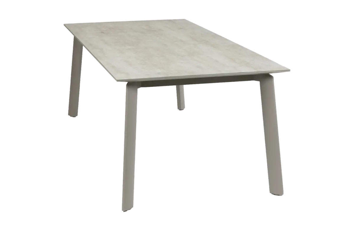 Tuintafel Malta 220x100cm | Champagne | Keramiek