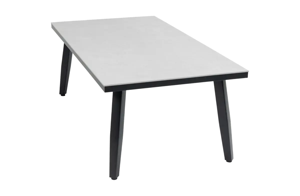 Bijzettafel Mykonos 105x58cm | Beton | Aluminium & Kunststof | Normin
