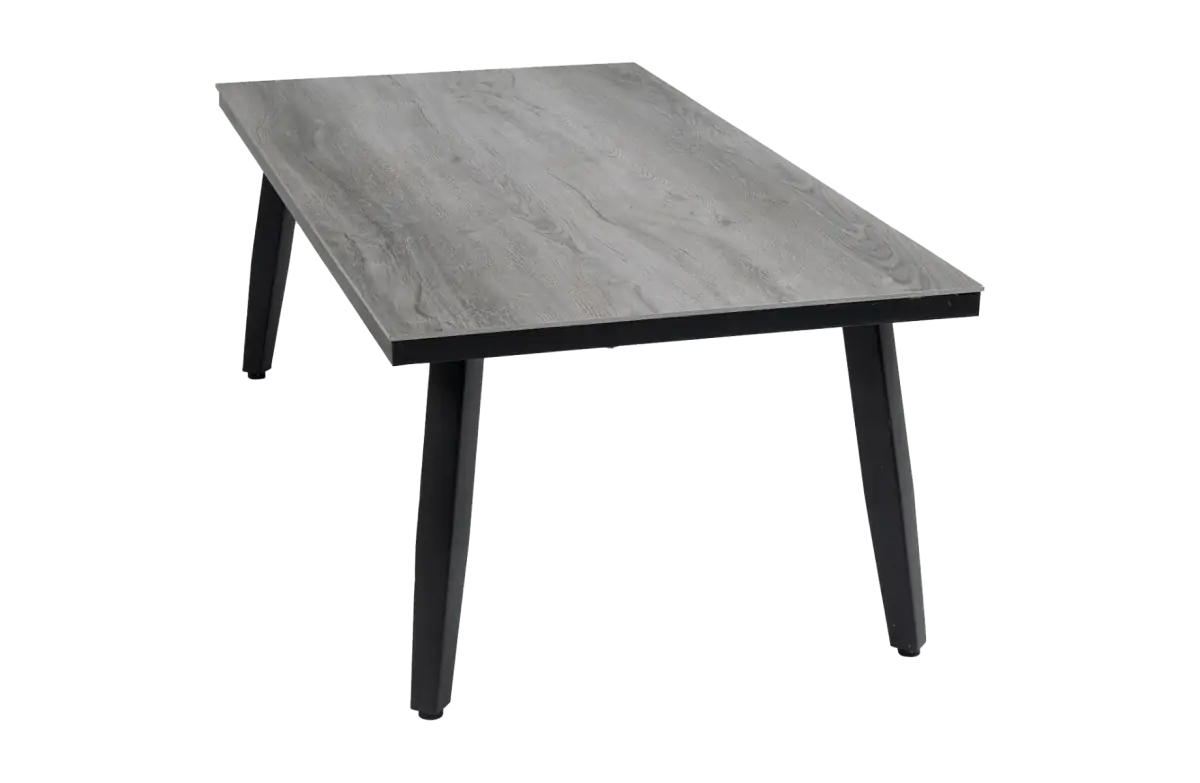 Bijzettafel Mykonos 105x58cm | Grey | Aluminium & Kunststof | Normin