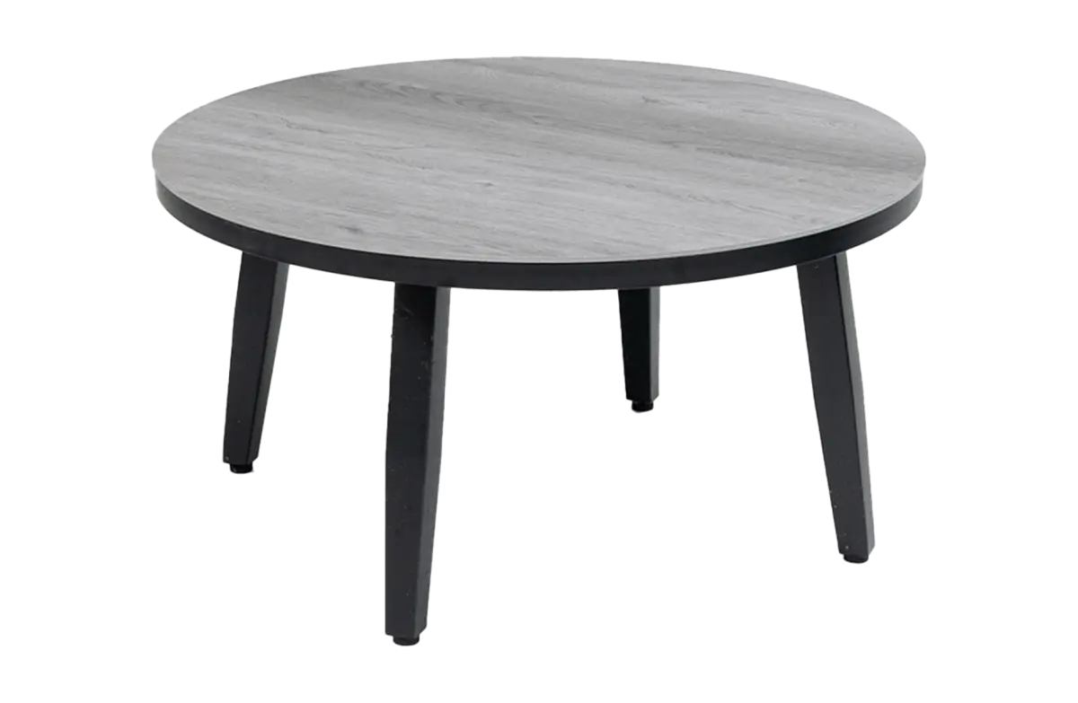 Bijzettafel Mykonos ø73cm | Grey | Aluminium & Kunststof | Normin