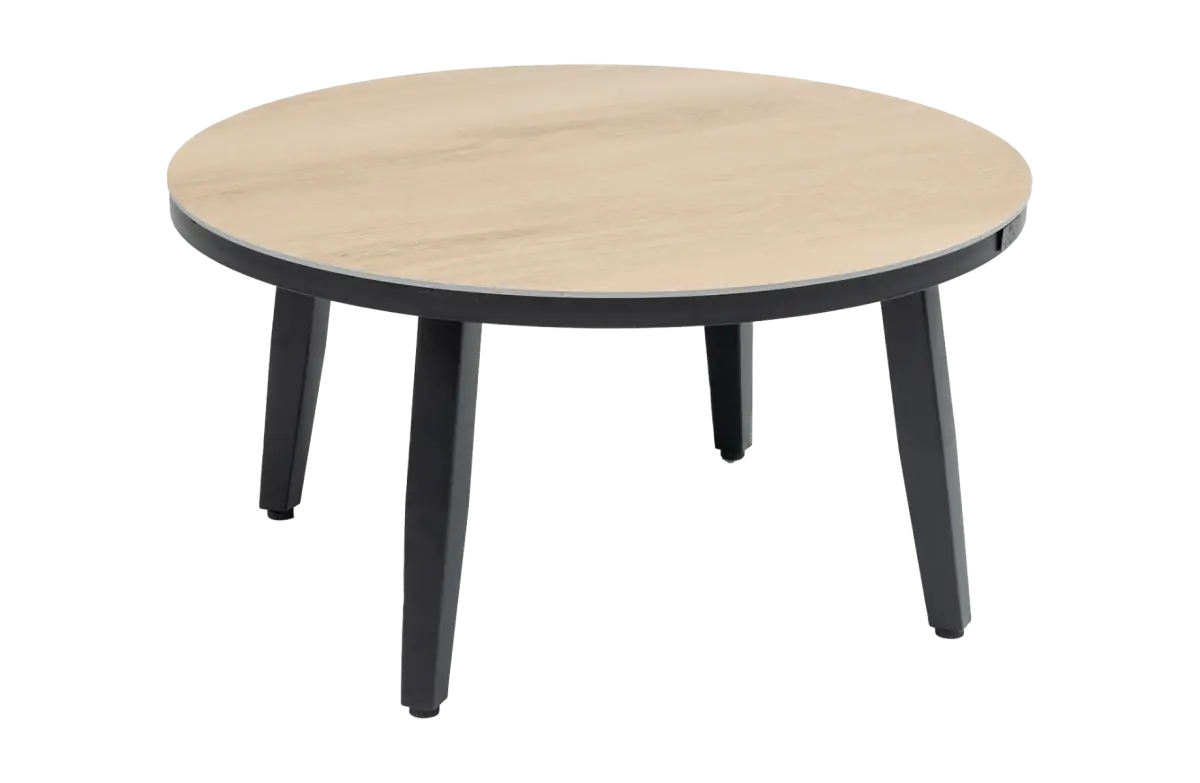 Bijzettafel Mykonos ø73cm | Wood | Aluminium & Kunststof | Normin