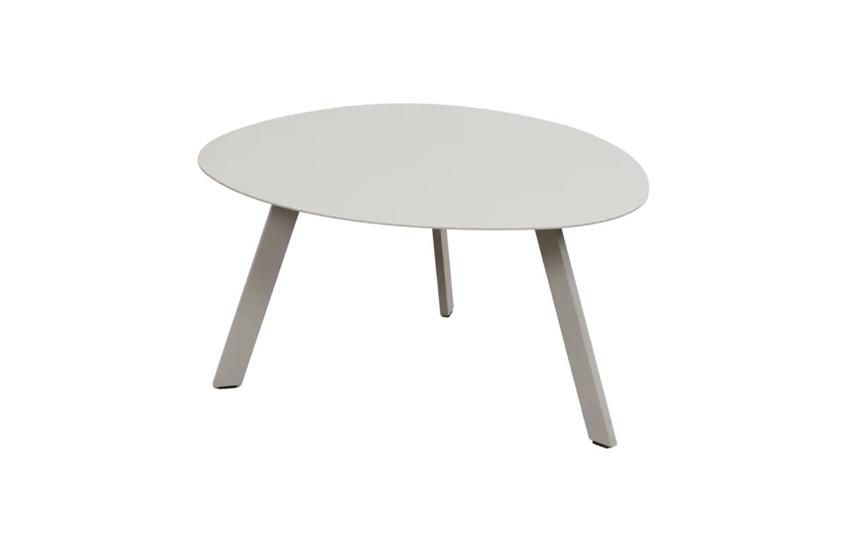 Bijzettafel Secli | 74x60cm | Camel | Aluminium