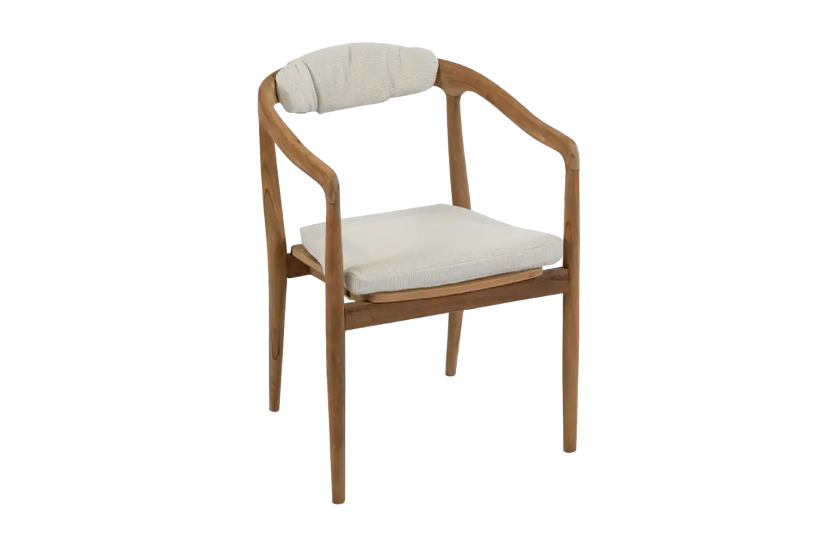 Kussenset Selly | Off White | Zit- & Rugkussen voor Tuinstoel