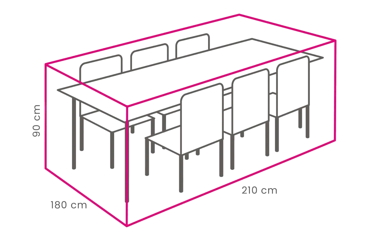 Outdoor Covers Tuinset beschermhoes | 210x180x90cm